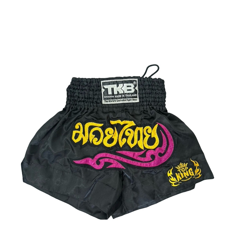 VTG Top King Kick Boxing Shorts Large Satin Muay Thai TKB